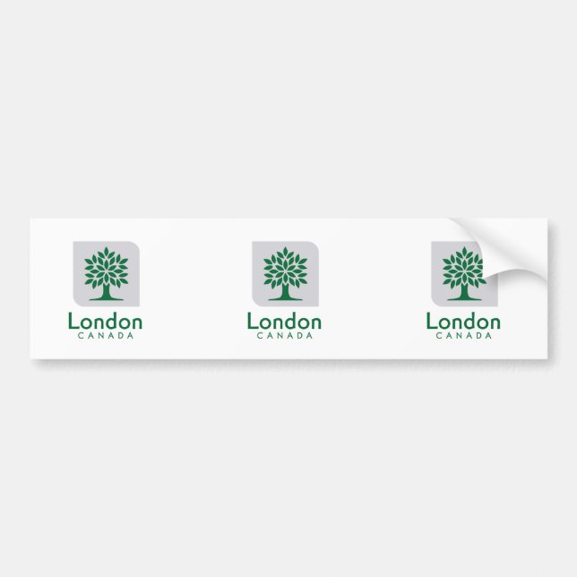 London, Ontario flag Bumper Sticker (Front)