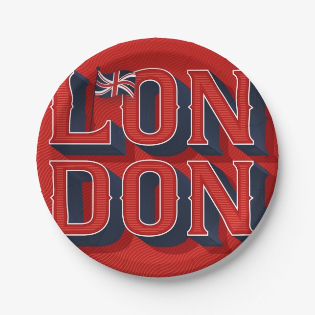 London Paper Plates (Front)