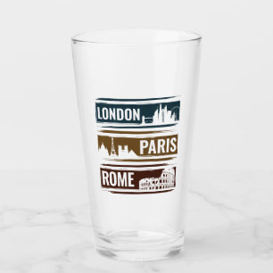 London Paris Rome Glass
