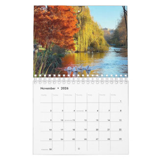 London Park Wildlife Tranquility Calendar