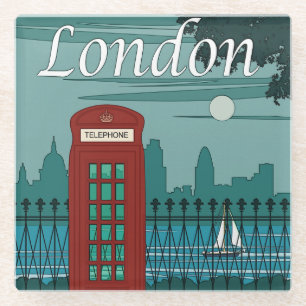 London Phone Booth Coaster