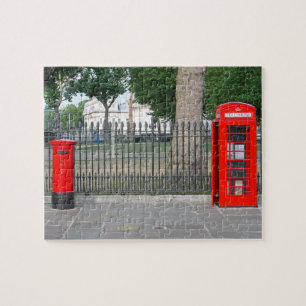 London phone booth & postbox jigsaw puzzle