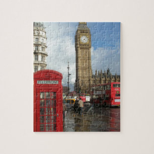 London Phone box & Big Ben (St.K) Jigsaw Puzzle