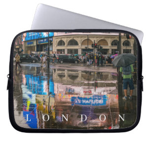 London Piccadilly Circus view laptop case