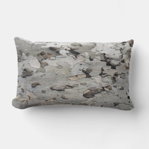 London plane tree Platanus texture pattern nature Lumbar Cushion