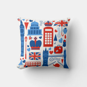 London Pop Icons Coaster  Cushion