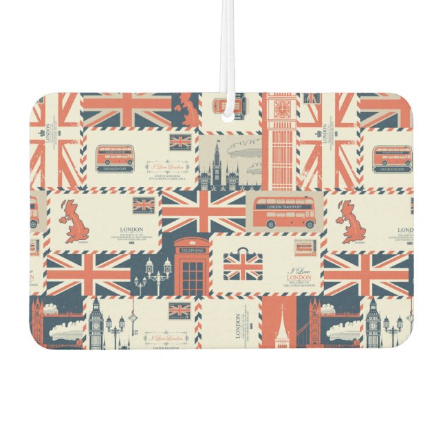 London Post Car Freshener (Front)