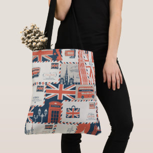 London Post Tote Bag