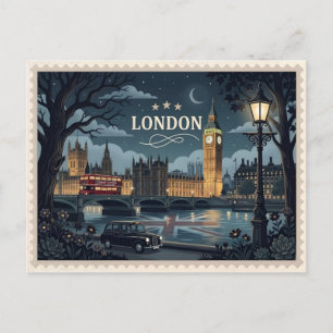 London Postcard England Vintage Travel