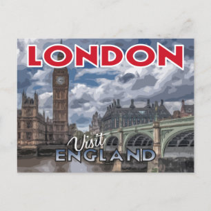 London, postcard from serie Visit...