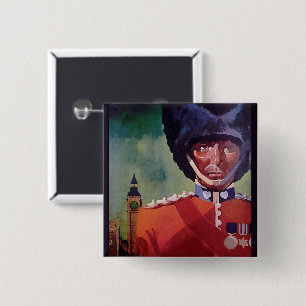 London Poster Button