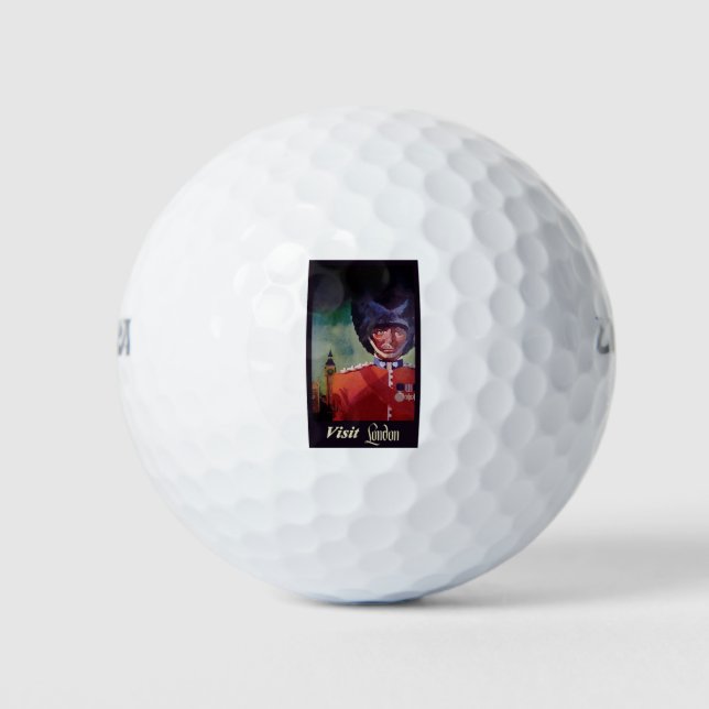 London Poster Golf Ball (Front)