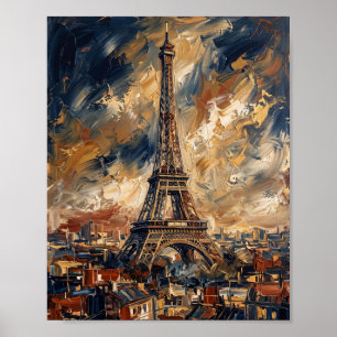 London Poster Luxury Abstract Oil Painting