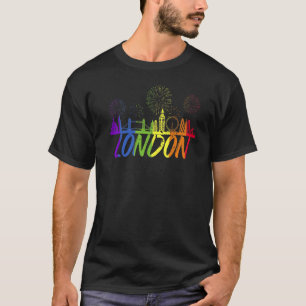 London Pride Skyline Pride Parade London T-Shirt