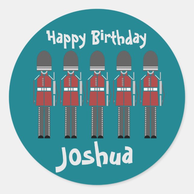 London Queen's Guard Stickers (Front)