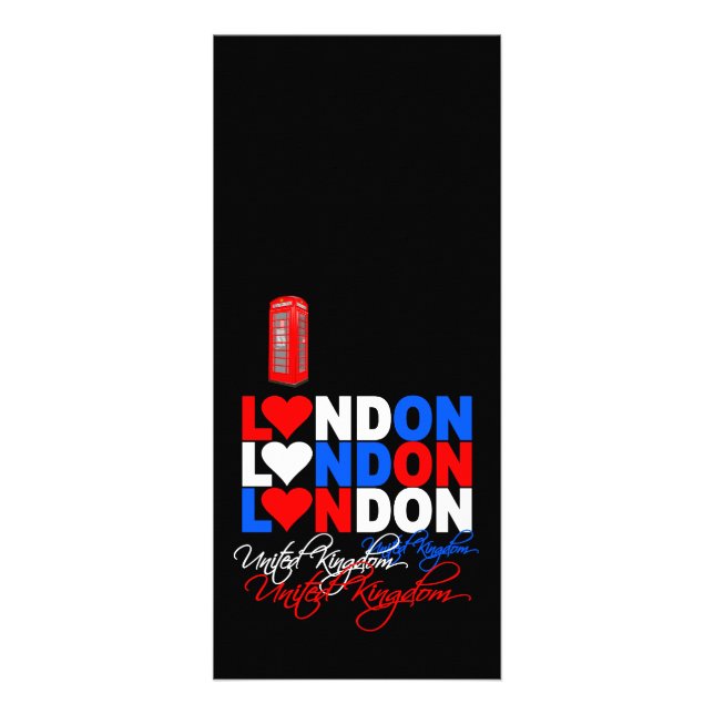 London rack card - customise! (Front)
