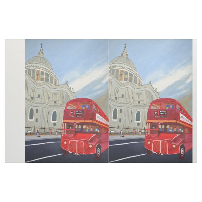London Red Bus Fabric  (Yard)