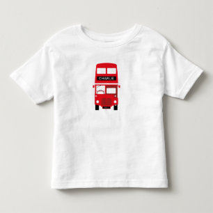 London Red Bus Personalised Kids T-Shirt