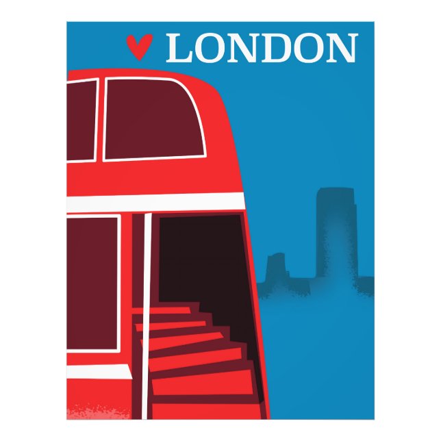 London Red Bus Photo Print (Front)