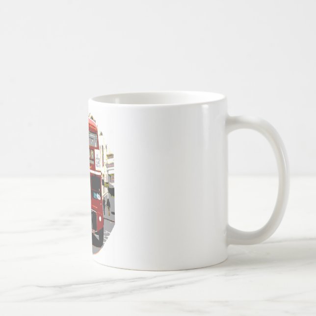 London Red Bus Routemaster Buses Coffee Mug (Right)