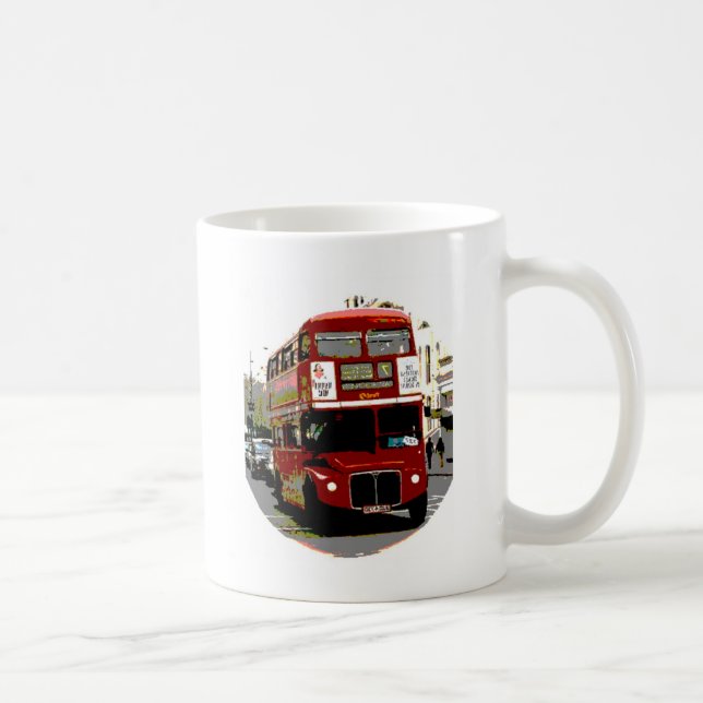 London Red Bus Routemaster Buses Coffee Mug (Right)