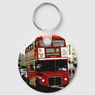 London Red Bus Routemaster Buses Key Ring