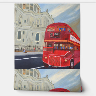 London Red Bus wallpaper 