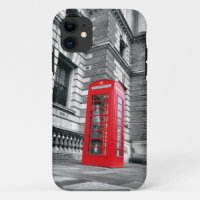London Red Phone Booth iPhone 5 Case