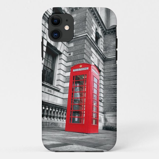 London Red Phone Booth iPhone 5 Case (Back)