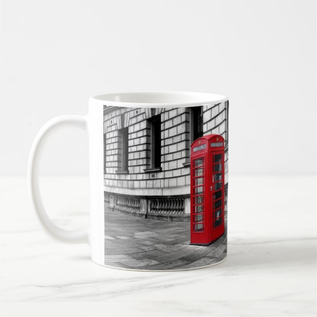 London Red Phone Box Mug (Left)