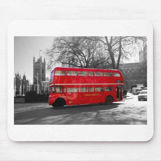 London Red Routemaster Bus Mouse Pad (Front)