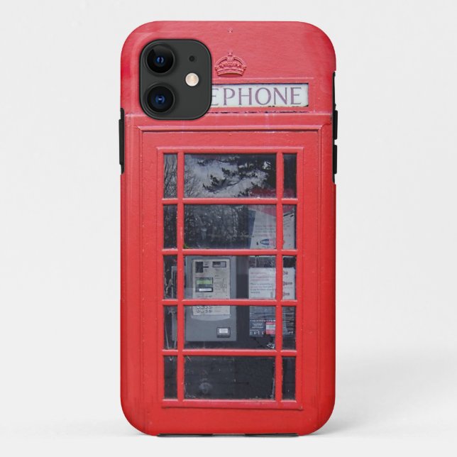 London Red Telephone Box Case-Mate iPhone Case (Back)