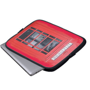 London Red Telephone Box Laptop Sleeve