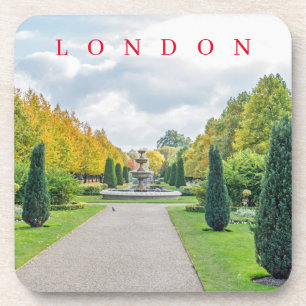 London Regent's Park in autumn coasters