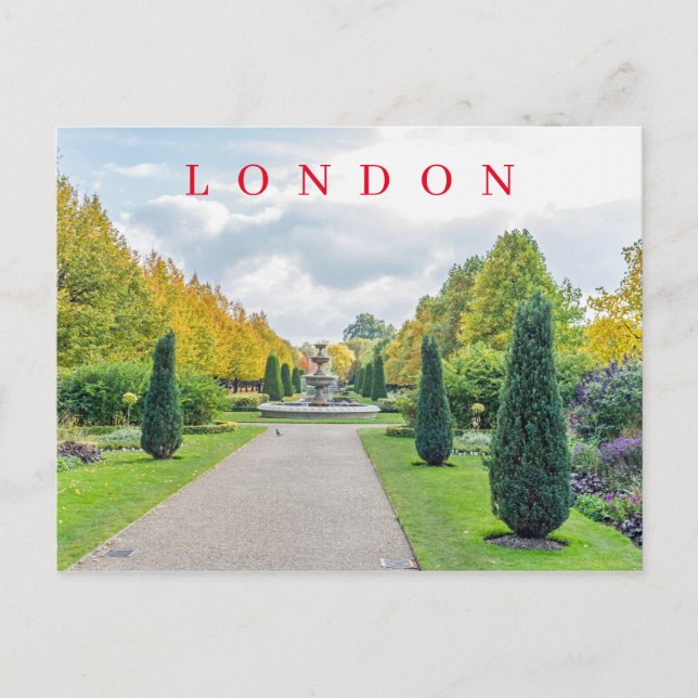 London Regent's Park postcard (Front)