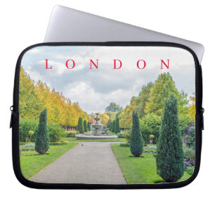 London Regents Park view laptop case