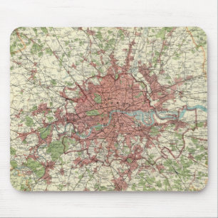 London Region Map Mouse Pad