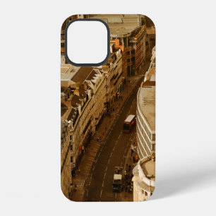 London rooftop view panorama with urban architectu iPhone 12 case