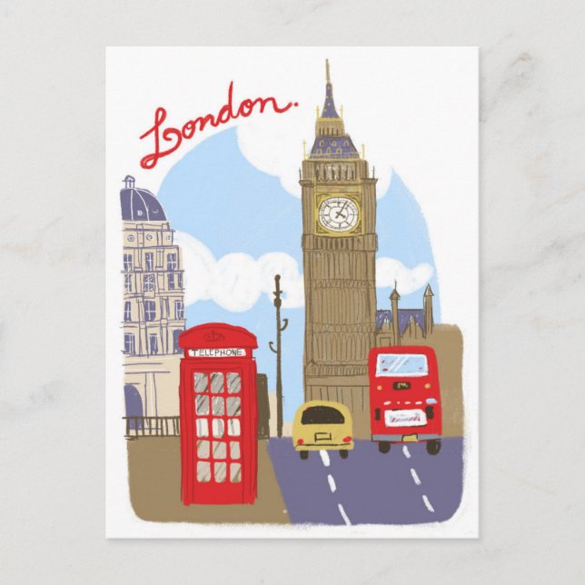 London Scene Postcard (Front)