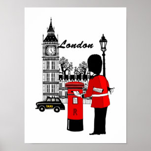 London Scene Poster