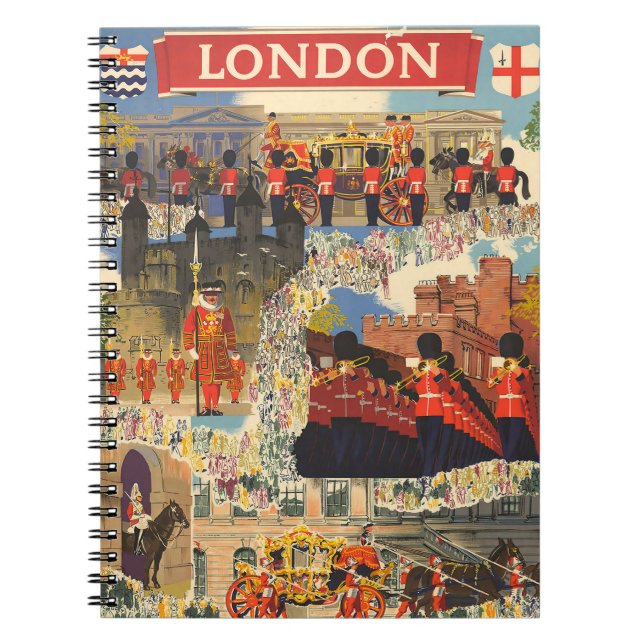 London Sightseeing - UK Notebook (Front)
