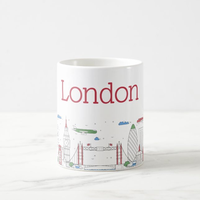 London Skyline Coffee Mug (Center)