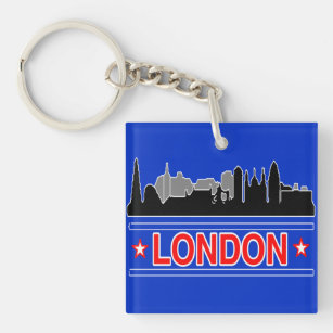 London Skyline  Key Ring