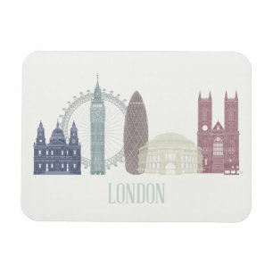 London Skyline Magnet