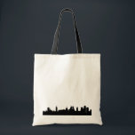 London skyline silhouette cityscape tote bag<br><div class="desc">london, skyline, city, cityscape, "united kingdom", britain, england, urban, "st pauls" cathedral, "canary wharf", black, white, silhouette, "black and white", space, galaxy, galaxies, "science fiction", "big ben", "houses of parliament", parliament, canary, wharf, downtown, buildings, building, architecture, contemporary, modern, stylish, "sci-fi", scifi, nebula, nebulas, stars, night, sky, twilight, twinkling, starry, british,...</div>