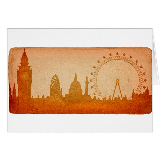 London skyline vintage (Front Horizontal)