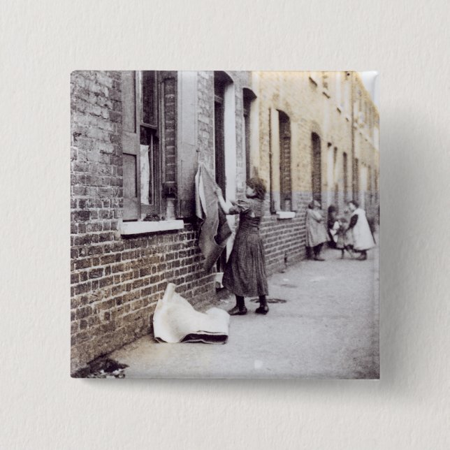 London Slums 15 Cm Square Badge (Front)