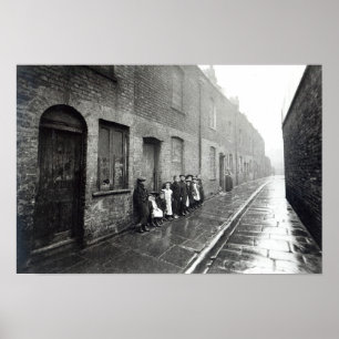 London Slums, c.1900 Poster