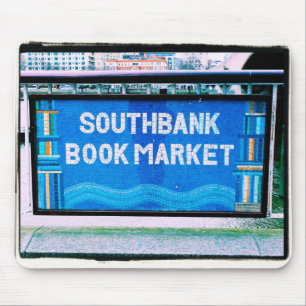 London Southbank Bookmarket Mousepad