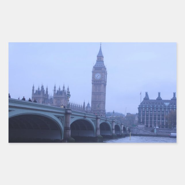 London Southbank Rectangular Sticker (Front)